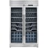 Forno FWCDR661148S - Abruzzo 48-Inch Dual Zone Wine Cellar, 102 Bottles, 24 cu. ft., Clear Acrylic Holders &amp; Stainless Trim Shelves