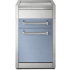 Steel Cucine Genesi Series GQ4CPCE - 18 Inch Kitchen SideWork Table Cabinet with 3 Drawers