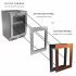 Perlick G5 CORE G5BC24GC - 24 Inch Beverage Center Glass Door