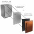 Perlick G5 LUXE G5RE24SD - Shallow ADA 24 Inch Refrigerator Solid Door