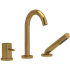 Rohl RIU™ RU19BG - Riu™ 3-Hole Deck Mount Tub Filler in Brushed Gold