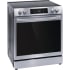 Frigidaire Gallery Series GCFE3060BF - Gallery Series 30 Inch Freestanding Electric Range Left Angle