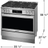 Frigidaire Gallery Series GCFG3661AF - 36" Gas Range with Air Fry