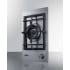Summit GCJ1SS - 12 Inch Gas Cooktop 1 Sealed Burner