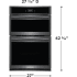Frigidaire Gallery Series GCWM2767AD - 27" Electric Wall Oven and Microwave Combination