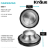 Kraus GDC1 - Kitchen Sink Stopper for Garbage Disposals