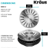 Kraus GDC2 - Kitchen Sink Strainer / Stopper for Garbage Disposal