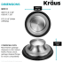 Kraus GDC3 - Universal Kitchen Sink Stopper for Garbage Disposals