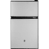 GE GDE03GLKLB - 19" Top Freezer Compact Refrigerator in CleanSteel