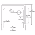 Elkay Dayton Collection GE12522R2 - Dimension Guide (Image May Not Reflect Selected Options)