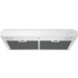 GE JVX5305DJWW - GE Under Cabinet Range Hood in White