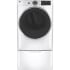 GE GFD65GSSNWW - 28 Inch Front Load Smart Gas Dryer with Pedestal