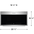 Frigidaire Gallery Series GMOS1964AF - 1.9 Cu. Ft. Over-The-Range Microwave with Sensor Cook