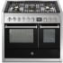 Steel Cucine Genesi Series GQY10SF4MBA - 40 Inch Freestanding Dual Fuel Range