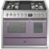 Steel Cucine Genesi Series GQY10SF4TAA - 40 Inch Freestanding Dual Fuel Range