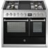 Steel Cucine Genesi Series GQY10SF4TBA - 40 Inch Freestanding Dual Fuel Range