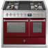 Steel Cucine Genesi Series GQY10SF4TBR - 40 Inch Freestanding Dual Fuel Range