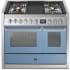 Steel Cucine Genesi Series GQY10SF4TCE - 40 Inch Freestanding Dual Fuel Range