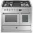 Steel Cucine Genesi Series GQY10SF4TSS - 40 Inch Freestanding Dual Fuel Range