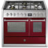 Steel Cucine Genesi Series GQY10SF6WBR - 40 Inch Freestanding Dual Fuel Range