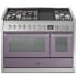 Steel Cucine Genesi Series GQY12SF4TMAA - 48 Inch Freestanding Dual Fuel Range