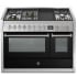 Steel Cucine Genesi Series GQY12SF4TMBA - 48 Inch Freestanding Dual Fuel Range