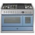 Steel Cucine Genesi Series GQY12SF4TMCE - 48 Inch Freestanding Dual Fuel Range