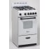 Avanti GR2011CW - 20" Gas Range with 4 Sealed Burners