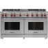 Wolf GR606CG - 60 Inch Pro-Style Gas Range with 6 Dual-Stacked Sealed Burners