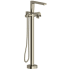Rohl Ode™ TOD39BN - Thermostatic Single Hole Floor Mount Tub Filler Trim in Brushed Nickel