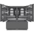 ZLINE Autograph Edition GRBITZ72MB - 72 Inch Built-In 4-Door French Door Refrigerator