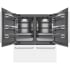 ZLINE GRBITWM72 - 72 Inch Built-In 4-Door French Door Refrigerator
