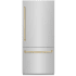 ZLINE Autograph Edition GRBITZ30436CB - 36 Inch Built-In Bottom-Freezer Refrigerator