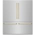 ZLINE Autograph Edition GRBITZ30472G - 72 Inch Built-In 4-Door French Door Refrigerator