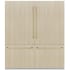 ZLINE Autograph Edition GRBITZ72CB - 72 Inch Built-In 4-Door French Door Refrigerator