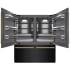 ZLINE Autograph Edition GRBITZBS72G - 72 Inch Built-In 4-Door French Door Refrigerator