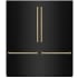 ZLINE Autograph Edition GRBITZBS72G - 72 Inch Built-In 4-Door French Door Refrigerator