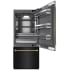 ZLINE Autograph Edition GRBITZBS36KCB - 36 Inch Built-In Bottom-Freezer Refrigerator