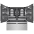 ZLINE Autograph Edition GRBITZSN72MB - 72 Inch Built-In 4-Door French Door Refrigerator