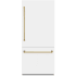 ZLINE Autograph Edition GRBITZWM36G - 36 Inch Built-In Bottom-Freezer Refrigerator