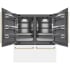 ZLINE Autograph Edition GRBITZWM72G - 72 Inch Built-In 4-Door French Door Refrigerator