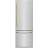 ZLINE Autograph Edition GRBIVZ30430G - 30 Inch Built-In Bottom-Freezer Refrigerator