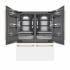ZLINE Autograph Edition GRBIVZWM60G - 60 Inch Built-In 4-Door French Door Refrigerator