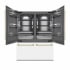 ZLINE Autograph Edition GRBIVZWM60G - 60 Inch Built-In 4-Door French Door Refrigerator