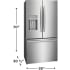 Frigidaire Gallery Series GRFC2353AF - 23 Cu. Ft. Counter-Depth French Door Refrigerator