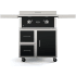 Wildfire WFCART30GRDBSS - 30-Inch Black Stainless Steel Griddle Cart