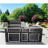 Wildfire WFDDW1622BSS - 16 Inch Double Access Door with Black 304 Stainless Steel Construction