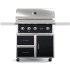 Wildfire WFCART36BSS - 36-Inch Black Stainless Steel Grill Cart