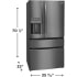 Frigidaire Gallery Series GRMC2273CD - 21.5 Cu. Ft. Counter-Depth 4-Door French Door Refrigerator