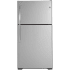 GE GTE22JSNRSS - GE® ENERGY STAR® 21.9 Cu. Ft. Top-Freezer Refrigerator